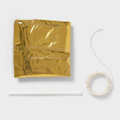 Baby Script Foil Balloon Banner Gold - Spritz