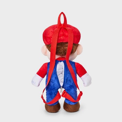 Kids' Mario Plush 16 Inch Backpack - Red/Blue