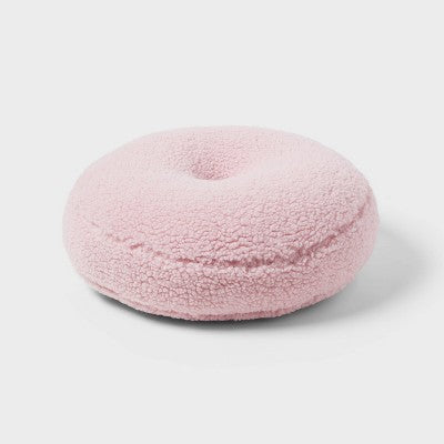 Round Boucle Kids' Decorative Pillow