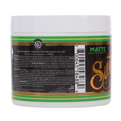 Suavecito Matte Pomade 4 oz