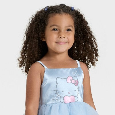Girls' 4T - Hello Kitty Tulle Dress - Blue
