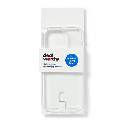 Apple iPhone 15 Pro Max Case - Dealworthy - Clear
