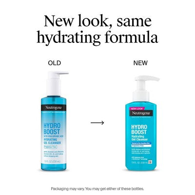 Neutrogena Hydro Boost Hydrating Gel Cleanser - Fragrance Free - 7.8 fl oz