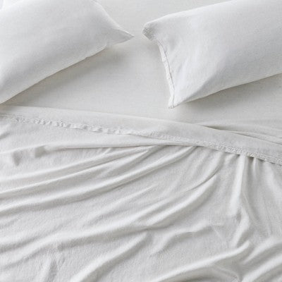 Standard 100% Linen Pillowcases Dark Gray Micro Striped - Casaluna