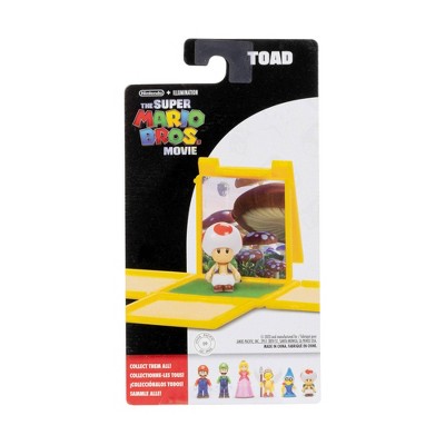 Nintendo The Super Mario Bros. Movie Toad Mini Figure with Question Block
