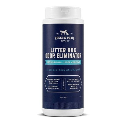 Rocco & Roxie Cat Litter Box Deodorizer - 12oz *Damaged Container*