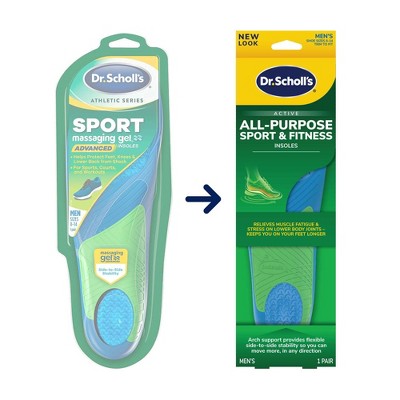 Men's 8-14 Dr. Scholl's All-Purpose Sport & Fitness Trim to Fit Comfort Insoles - 1pair