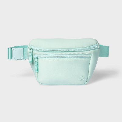 Faux Neoprene Fanny Pack - All In Motion  Mint