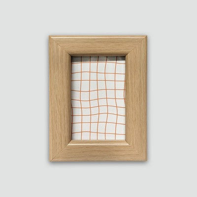 Harbortown 4pk 2x3 Soft Linear Profile Mini Picture Frames - Natural