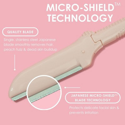 JAPONESQUE Precision Dermaplaner Facial Brush Razors - 3ct
