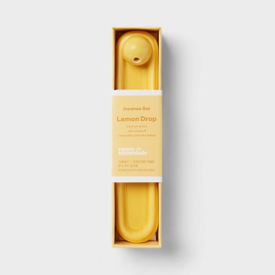 Incense and Ceramic Holder Lemon Drop - Room Essentials