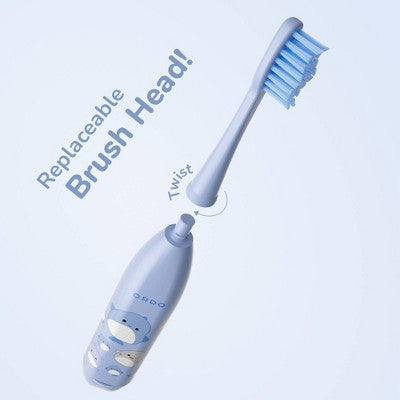 ORDO Sonic Kids' Battery Toothbrush - Squishmallows Samir - Blue