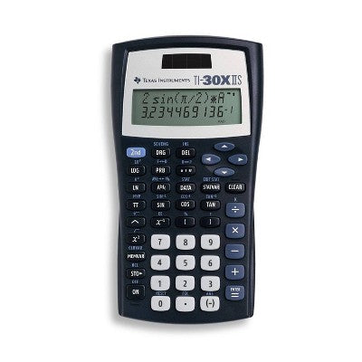 Texas Instruments TI30XIIS Scientific Calculator - Black