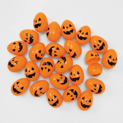 24ct Orange Fillable Eggs for Halloween Egg Hunt - Hyde & EEK! Boutique : Indoor Party Decor