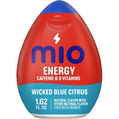 MiO Energy 1 CASE Pack Wicked Blue Citrus Liquid Water Enhancer 1 Case 12 Bottles 1.62 fl oz each *Best By 04/03/2026*