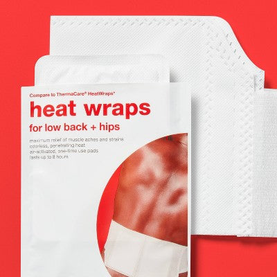 Heat Wraps for Low Back + Hips - 3ct - up&up *Exp 5/6/27*