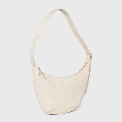 Slouchy Crescent Sling Handbag - Universal Thread  Cream