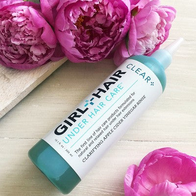 Girl+Hair Clear+ Apple Cider Vinegar Clarifying Hair Rinse, with ACV & Rice Water - 10.1 fl oz