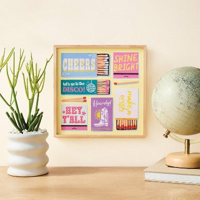 Paint - by - Number Matchbook Art Kit