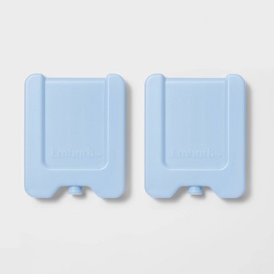 Ice Block 2pk Refreezable Ice Pack - Small - Embark *Damaged Package*