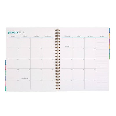 Inspired by Erin Condren: 12 month Dated Teacher Lesson Planner - Colorblock Lilac