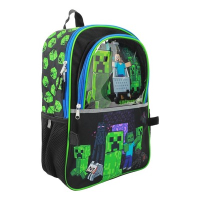 Minecraft 15.5L Backpack with HP - Black