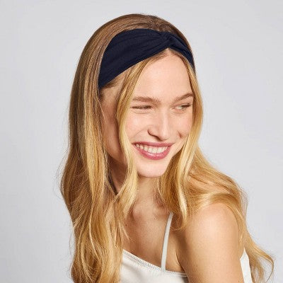 Kitsch Recycled Fabric Wide Twist Headbands - Garden Bouquet - 2ct