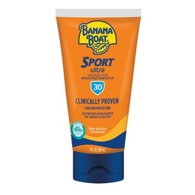 Banana Boat Sport Performance Sunscreen Lotion - SPF 30 - 3oz *Exp 10/2027*