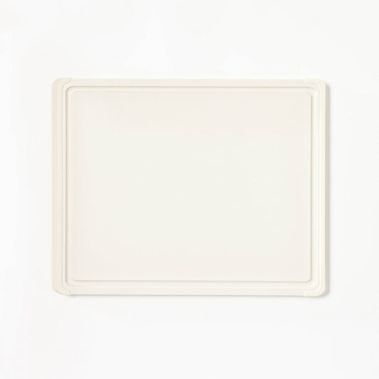 11x14 Inch Nonslip Recycled Poly Cutting Board Vintage Cream - Figmint