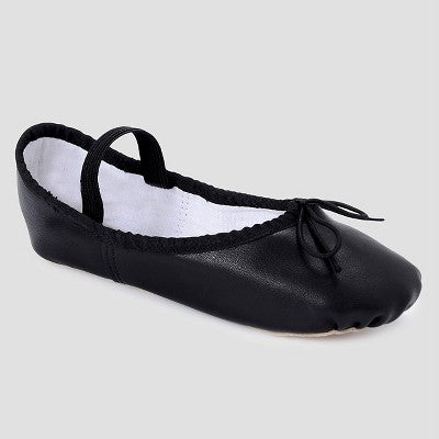 Girls' 13 Ballet Dance Shoes Danskin - Black