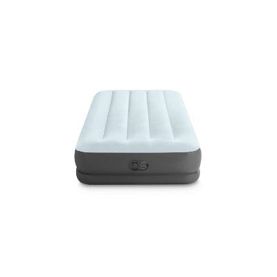 Intex Mid Rise 12 Inch Air Mattress with Internal USB Pump - Twin Size