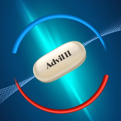 Advil Ibuprofen Dual Action NSAID Back Pain Reliever Caplet - 72ct *Exp 01/28*