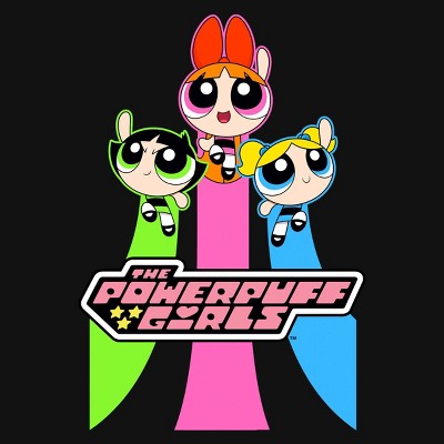 Men's 2XL The Powerpuff Girls Short Sleeve Graphic Jersey - Black