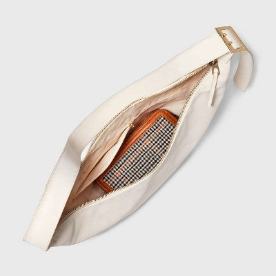 Slouchy Crescent Sling Handbag - Universal Thread  Cream