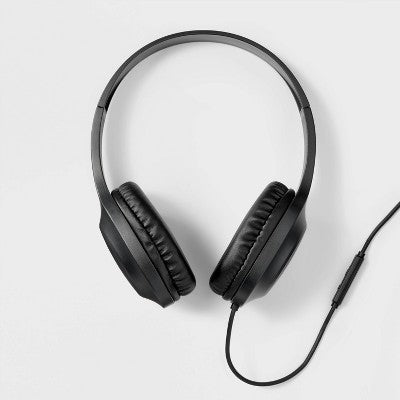 Wired On-Ear Headphones - Heyday  Black