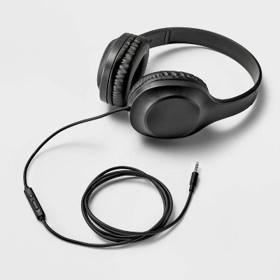 Wired On-Ear Headphones - Heyday  Black