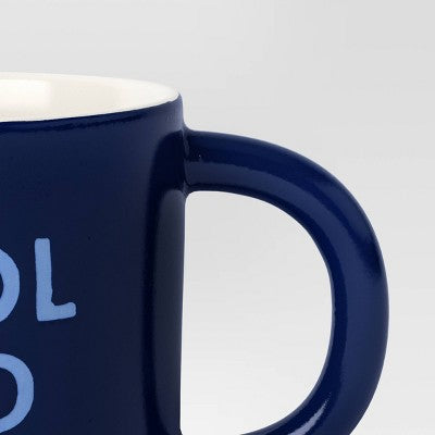 16oz Stoneware Cool Dad Mug Blue