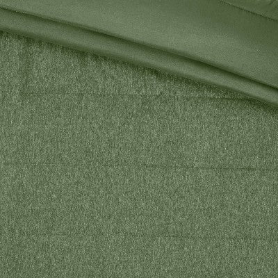 Toddler Channel Jersey Kids' Comforter Green - Pillowfort : Toddler Bedding Boy, Pillowfort Bedding, Quilted, OEKO-TEX Certified
