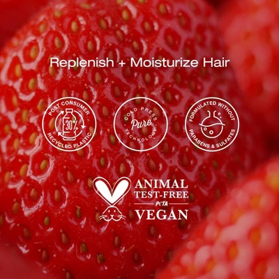 Raw Sugar The Volume Revive Conditioner - Strawberry + White Tea + Nettle - 18 fl oz