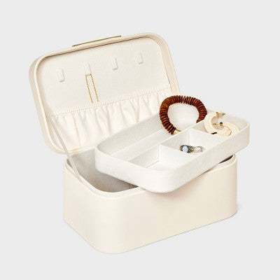 Leather Jewelry Organizer - A New Day  Cream