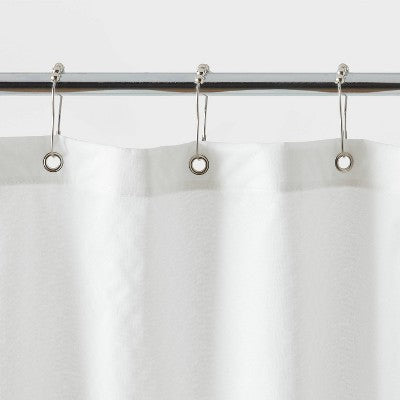 70"x71" Waterproof Shower Liner White