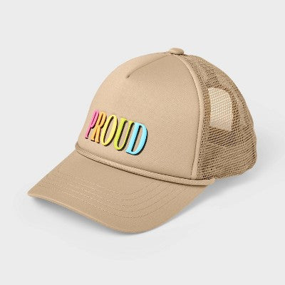 Proud Adult Baseball Hat - Beige
