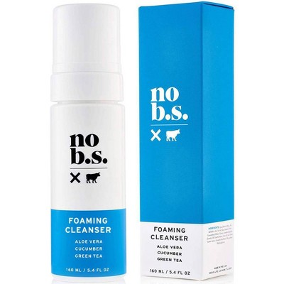No B.S. Skincare Foaming Cleanser - 5.4 fl oz *Damaged Box Bottle Sealed*