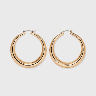Thick Hoop Earrings - A New Day  Gold