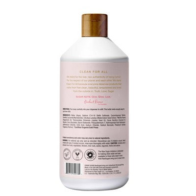 Raw Sugar Moisture Loving Hand Wash Refill Bottle - Watermelon + Fresh Mint - 34 fl oz