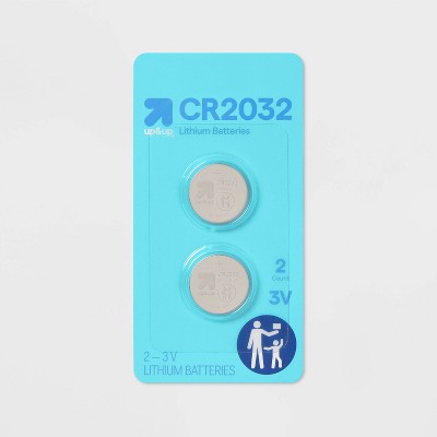 CR2032 Batteries - Lithium Coin Battery - 2ct - Up&Up