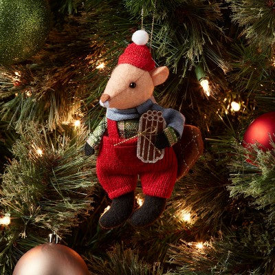 Fabric Beaver Christmas Tree Ornament - Wondershop