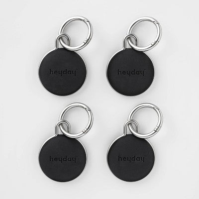 Apple AirTag 4pk Silicone Keychain - Heyday  Black