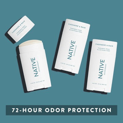 Native Deodorant - Cashmere & Rain - Aluminum Free - 2.65 oz