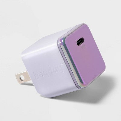 USB-C 30W Wall Charger - Heyday - Soft Purple